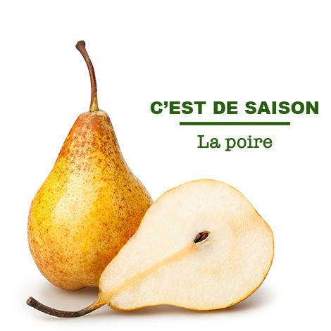 C'est de saison : la poire