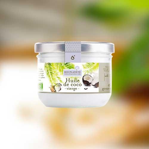 Huile de coco vierge BioPlanète. Indispensable ! Huile de coco vierge BioPlanète. Indispensable !